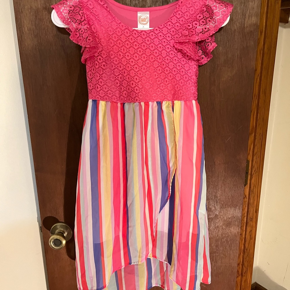 Girls summer dress size m 7/8